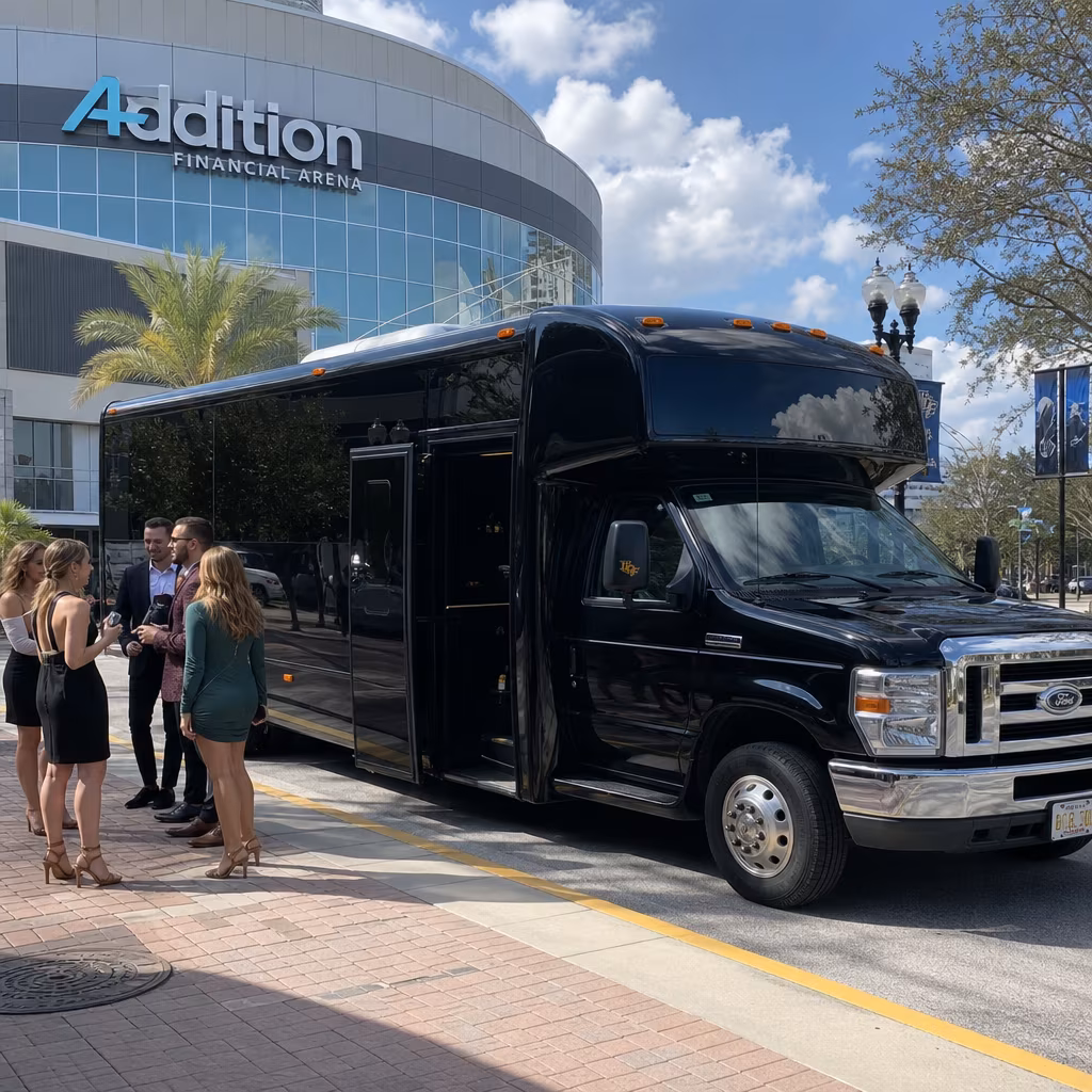 Rent a Bus to Addition Financial Arena