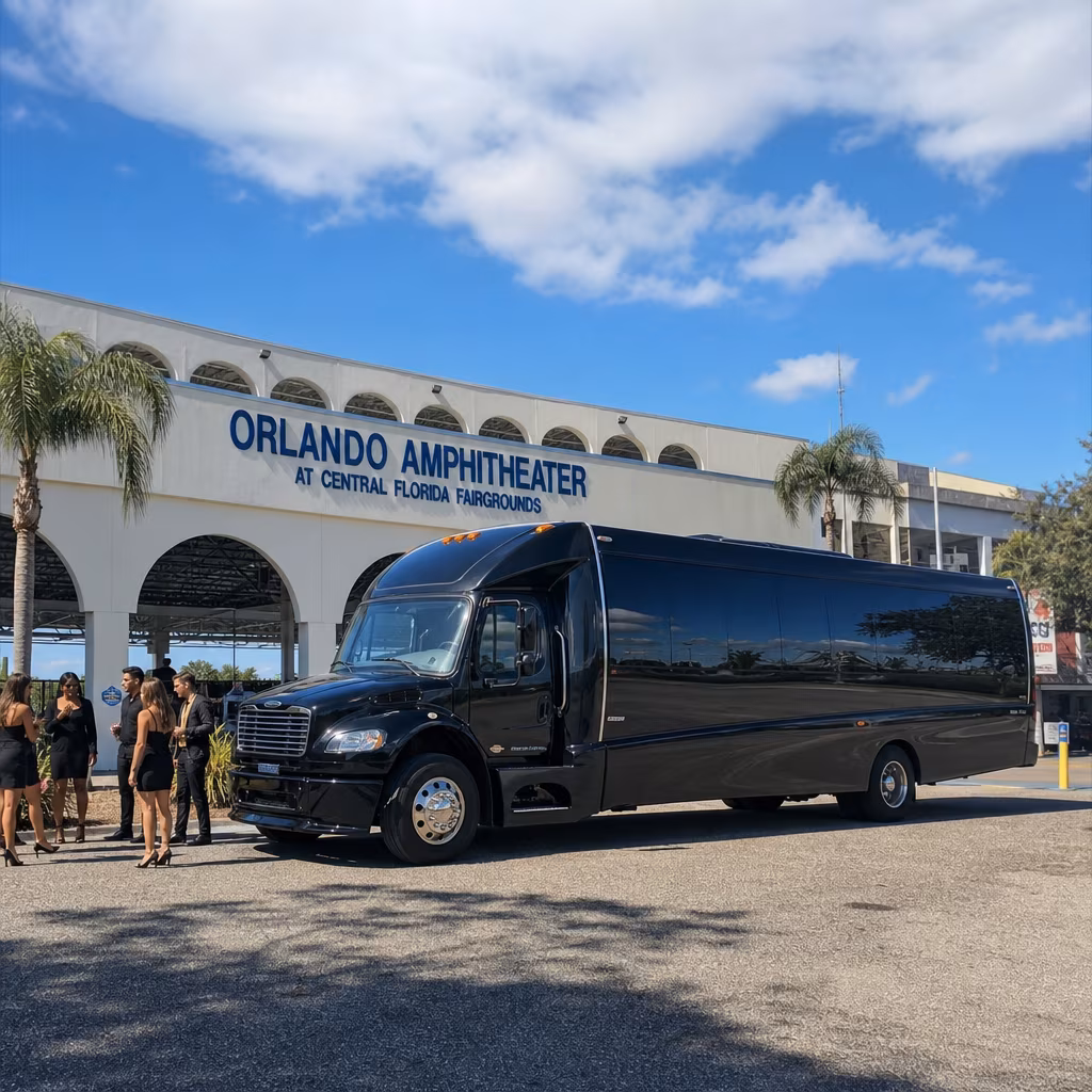 Rent a Bus to Orlando Amphitheater at Central Florida Fairgrounds