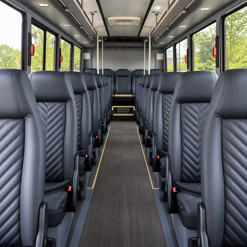 15-35 Passenger Minibus Inside