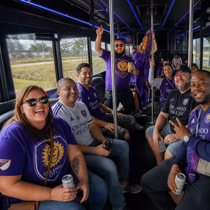 Orlando Sporting Event Transportation fleet vehicle