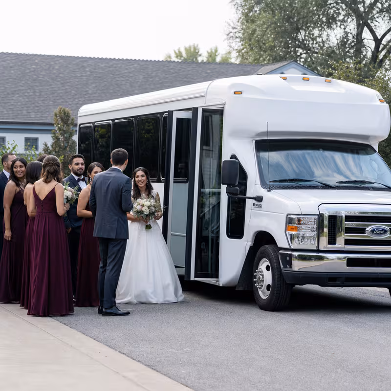 Orlando Wedding Transportation fleet vehicle