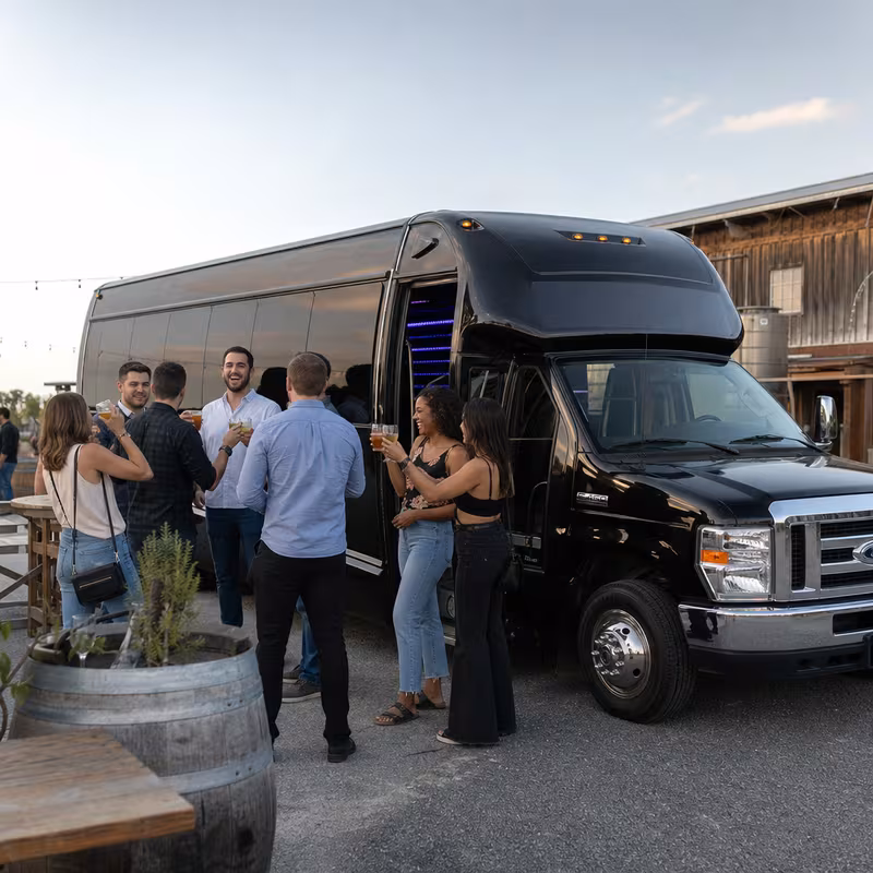 Orlando Winery & Brewery Tour Transportation fleet vehicle